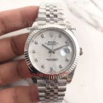 Copy Rolex Datejust ii White MOP Diamond Dial Watch 41mm 